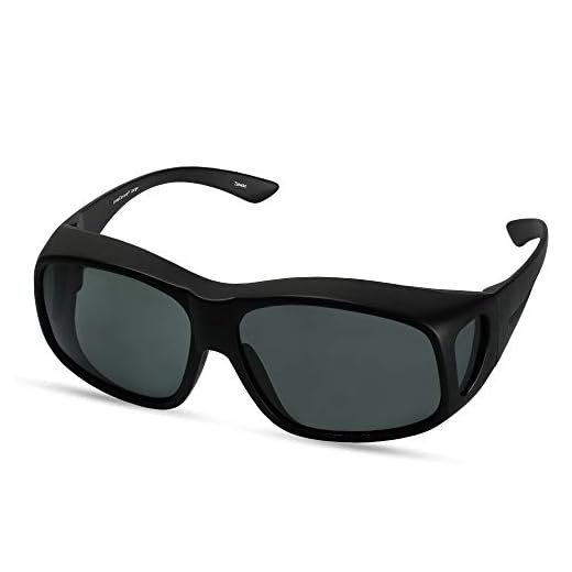 LensCovers Large (Black) Wear Over Sunglasses