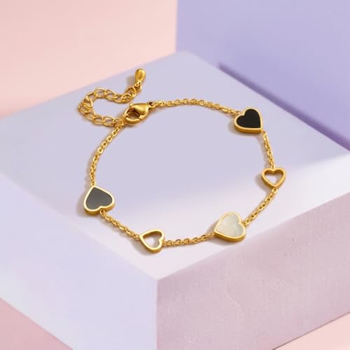 Image of SALTY Anti Tarnish Bracelet for Women | Fancy Bracelet | Jewellery Gifts | Hand Band | Fashion Accessories for Girls | Minimal Jewelry Design | Gift for Rakhi | Gift for Diwali, Christmas, Marriage, Birthday
