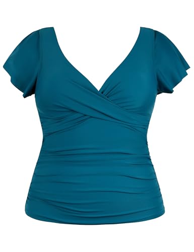 Maillot de bain tankini à armatures anti-complexes effet gainant - 7