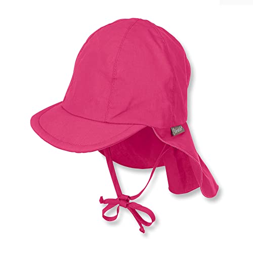 Sterntaler Unisex Schirmmütze mit Nackenschutz, Rosa (Magenta 745), 55 cm