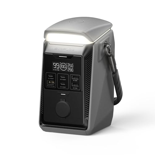 Image of EF ECOFLOW TRAIL Plus 300 DC Portable Power Station, 288Wh Power Bank (80000mAh), 140W USB C Output, Solar Generator, for Outdoor Camping, Travel, and Emergency Power (No AC Outlet Included)