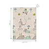 MS BabyWorld - Trendy - Alfombra de Juegos para Bebé 3 tamaños a elegir- Doble Cara, Tapete Muy acolchado (1cm Grosos), Plegable y con Bolsa de transporte (Selva/Elephant, 180 * 120) #5