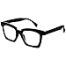 Eyekepper Reading Glasses Women Stylish Eyeglasses Readers - Black +1.25