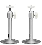 Frackson 22 Cm Security Camera Bracket, Universal Ceiling Mount for Projector, CCTV DVR Camera, Monitor, Projector Wall Mount with The Capacity Up to 4KG (Pack of 2)