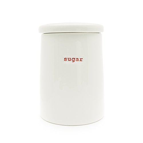 Keith Brymer Jones - Word Range - Ceramic Storage Jar - Gift Boxed - Sugar