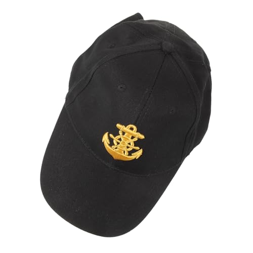 WOFASHPURET Retro Navy Hat Men's Sailing Baseball Cap Captain Yacht Hat Versatile Peak Cap Boating
