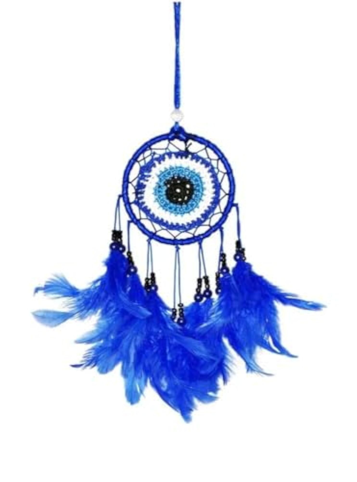 Evil Eye Dreamcatcher Dashboard Hanging for Car, Mini 3 inch