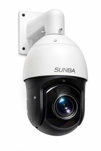 Image of SUNBA High Speed Deep AI Auto Tracking PTZ Camera PoE+ Outdoor, 72X Zoom 5MP Smart Security Dome, RTMP for YouTube Live Streaming, 2-Way Audio, Night Vision 1500ft (P636 V2)-New Batch