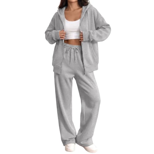 SdGgsgv Matching Sweat Sets for Women Zip Hoodie Jogger Pants Matching Sets - image 1