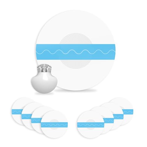 RSYIYO Guardian 4 Sensor Patches 50Pack Waterproof Adhesive Patch for Guardian CGM Sensor Tape Without Glue in the Center Long Stay for 7+ Days Hypoallergenic Latex-Free