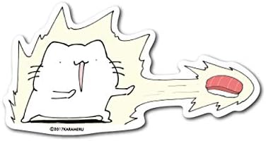 Amazon Co Jp からめるステッカー すし からめる 猫 ネコ ステッカー Lcs929 キャラクター グッズ 文房具 オフィス用品