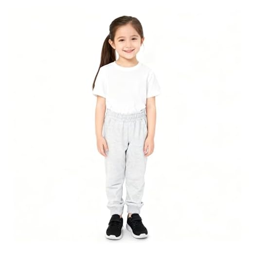 Calça Moletinho/moletom Infantil 100% Algodão, leve, meninos e meninas de 1 a 8 Anos (BR, Idade, 1 Ano, 2 Anos, cinza claro)