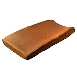 Copper Pearl Premium Knit Changing Pad Cover Soft, Stylish, and Universal Fit for All Standard Diaper Changing Pads, Trendy Design Changing Pad Covers, Camel