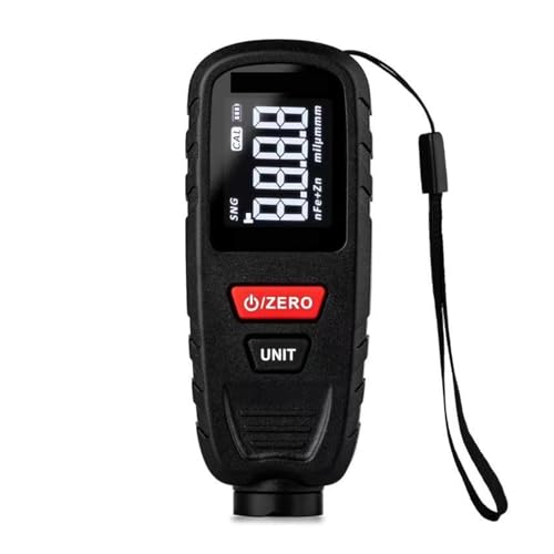 Medidor digital de espesor de pintura, calibrador para recubrimientos Fe/nFe+Zn en automóviles, rango 0-1500 μm miniatura 1
