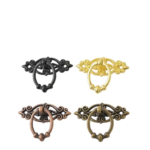 NEIQIUWING för 5 stycken retro-handtag av zinklegering för skåp och lådor, möbelbeslag