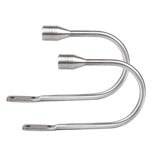 Ganchos para cortinas FUNRUI, en U, diseño moderno, para cortinas de gasa, 2 unidades