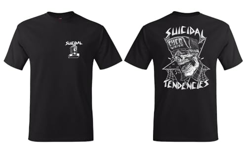 Suicidal Tendencies Official Cyco Vision T-Shirt + Sticker