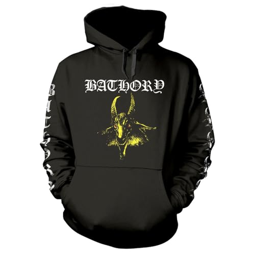 Sweat à capuche Bathory Goat ample et chaud contre le froid hivernal