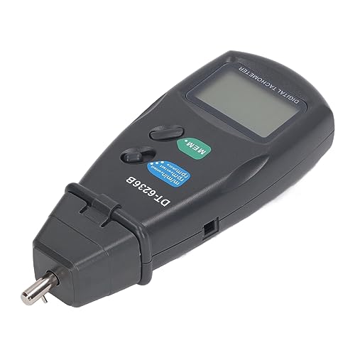 LCD RPM Tachometer, LCD RPM Tachometer 2 in 1 Digital Tachometer, LCD Display for Motors Fans Paper Plastics Chemical Fibers
