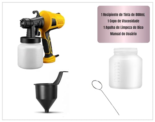 Pistola Pulverizadora Automática Elétrica, 500W (220, Volts)