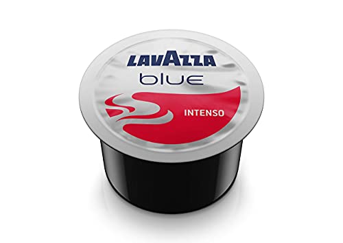 Lavazza Blue Espresso Intenso Coffee Capsules,100% Arabica Coffee Pods Compatible with Blue Coffee Machine, Pack of 100