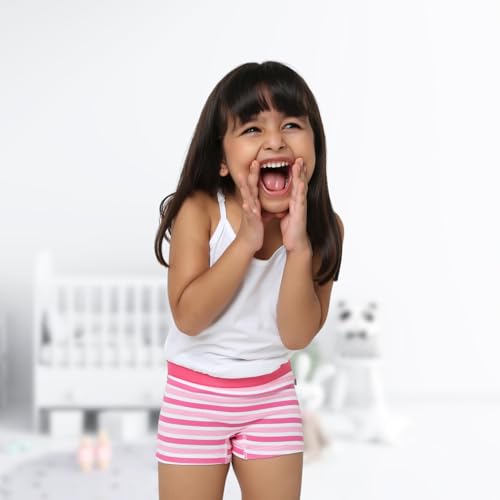 Image of YouGotPlanB Cotton Trunks for Girls | Ages 4-16 | Stretchable Trunks for Kids | Snug-Fit | Perfect for Active Girls