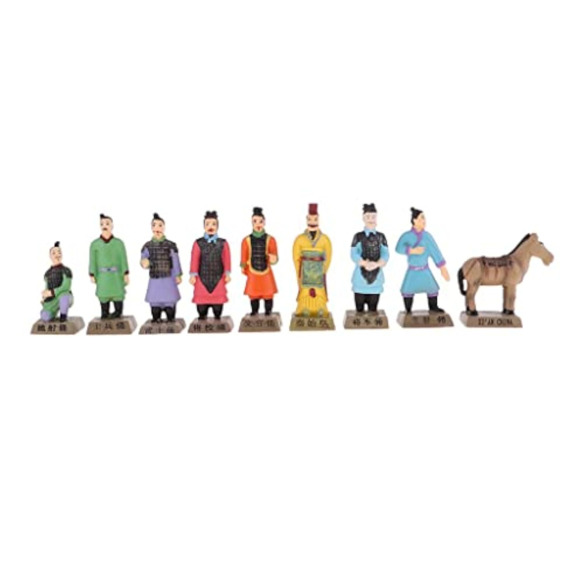 Chinese Qin Terra Cotta Warriors Figurine Artwork Ornament