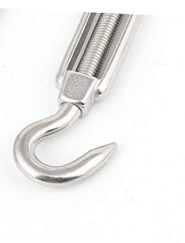Tensores con Gancho y Ojal FIYA en acero inoxidable, tipo roscado M8 de 19 cm, paquete 1 unidad miniatura 2