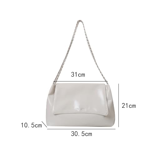 Image of CLUB BOLLYWOOD Women's Shoulder Bag Underarm Bag Trendy Purse for Travel Commuting Shopping White|Clothing, Shoes & Accessories | Womens Handbags & Bags| Womens Handbags & Bags|1 Womens Shoulder