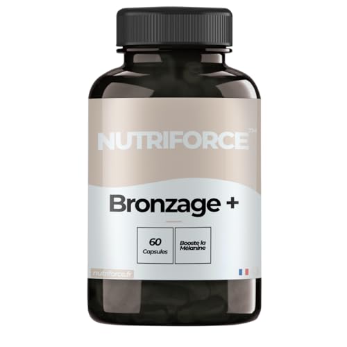 Complesso Abbronzatura – Pelle Dorata, Melanina e Protezione – Integratore Naturale – Prodotto in Francia