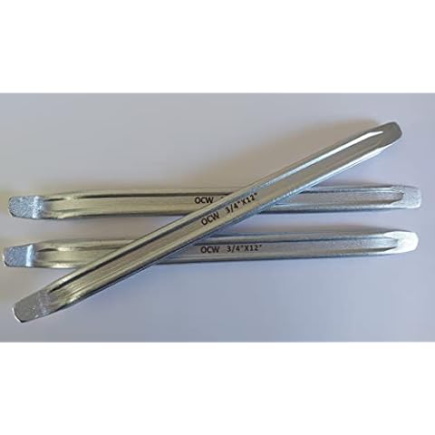 OCW 12 inch Metal Tyre Lever Tools - Car/Motorbike Tyre Lever. Set of Three Cover