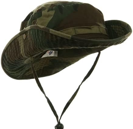 Mega Cap Washed Hunting Fishing Outdoor Hat-Camo W11S41D (2XL-3XL)