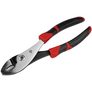 Performance Tool W30721 8-Inch Slip Joint Pliers,Red, Silver, Black