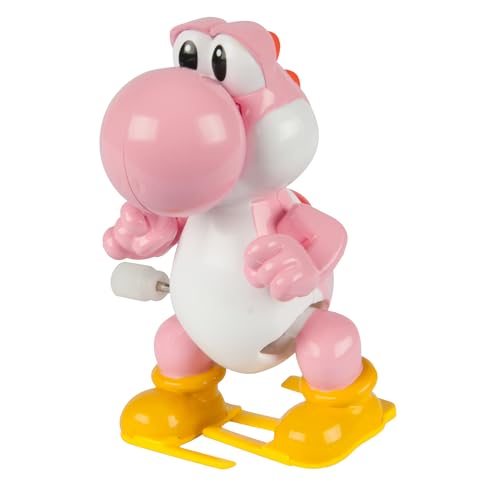 Image of TOMY Super Mario Yoshi Wind Up Blind Box Assortment - 9-Count Blind Box Set Includes Mix of Green, Red, Yellow, Purple, Pink, or Blue Yoshi Toys - Officially Licensed Mario Movie Blind Boxes - Ages 5+