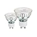 Produktbild EGLO GU10 Lampe 2er-Set, 2 LED Spots, Reflektorlampe je 2,1 Watt (entspricht 38 Watt), 250 Lumen, Leuchtmittel warmweiß, 3000 K, Glühbirne Ø 50 x 54 mm