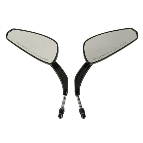 Rétroviseurs de moto 8mm finition chrome pour XL Touring