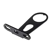 QINREN Bicycle Mount Front Light Front Rear Lamp Support Basket Holder Electric Bikes,Black Bicycle...