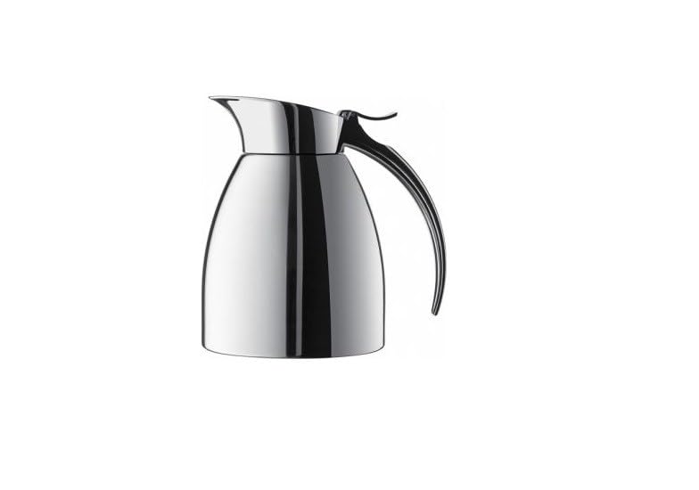 Emsa Eleganza Termos 502664 | 1,3 L Kapasite | Easy Open Kilit | 12 Saat Sıcak, 24 Saat Soğuk | Paslanmaz Çelik, Gümüş
