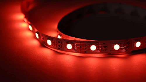 Image of DAYBETTER 4 Meter 2835 Cove Led Light Non Waterproof Fall Ceiling Light for Diwali,Chritmas Home Decoration with Adaptor /Drivers (Red,60 Led /Meter) | NW-Z-1