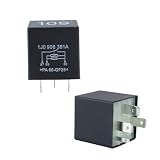 Gutol Relais de pompe à carburant pour calculateur moteur (ECU) 1J0906381A, interrupteur de commande d'alimentation à 4 broches pour Skoda 1989 2006