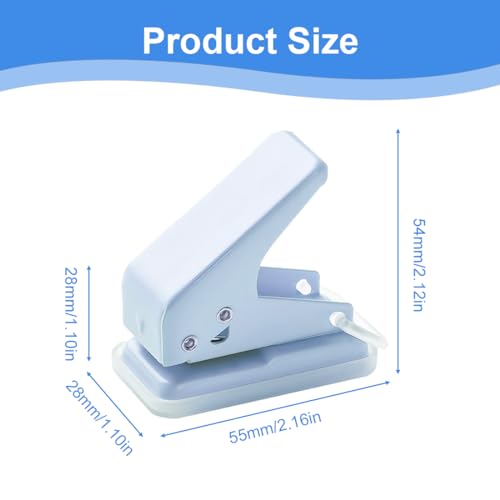 Mini Einzellocher, Tragbarer Multifunktions-Handstanzer, Dateibindung, Home Student Office, Geeignet Für Diy-Fotoalben, Souvenirbücher, Lesezeichenordner Portable Multifunction Hand Punch