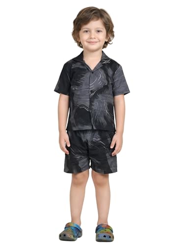 Image of POLKA TOTS Premium Cotton Co-Ord Clothing Set For Boys | Ultra-soft Half Sleeve Shirt & Shorts Combo for Kids Boys | Comfortable Casual - Beach Outfit for Baby Boys & Toddler | Kids Clothes for Boys