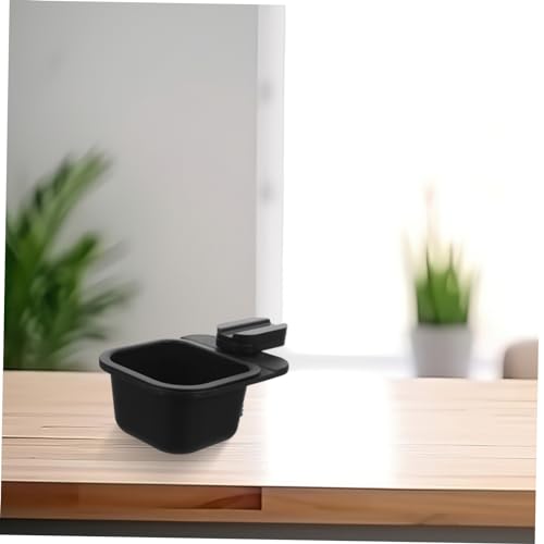 Caneca de Basura Pequeña Clip para Escritorio Negra miniatura 5
