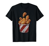 Retro National Fried Chicken Day Funny Fast Food Lover T-Shirt