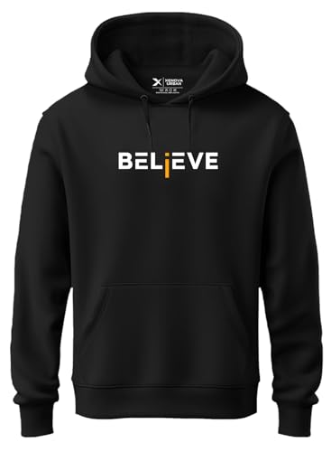 Image of XENOVAURBAN Hoodie for Men /Women | Unisex fit Cotton Fleece Hooded Sweatshirt - BEL1