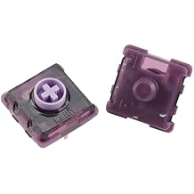 Kailh 1353 Series Purple Iris Silent Mini Low Profile Switches POM Linear Fast Actuation 3-Pin for HITBOX Low Profile Keyboards