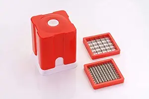 Twiclo, Fiber Purpose Potato Chipser French Fries & Finger Chips with Veg Cutter with Peeler Container (Multicolour)
