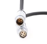 ZBLZGP 1B 6 Pin Male to 1B 6 Pin Female Power Cable for DJI Ronin 2 Gimbal Stabilizer Red Epic Scarlet (Straight 6 pin)