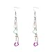 Boucles D'Oreilles Fantaisie Boucles D'Oreilles En Peluche Boucles D'Oreilles Dames Coeur De Pêche Fleur Boucles D'Oreilles En Poterie Douce Boucles D'Oreilles En Perles À Gland-2W