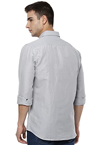 Image of Van Heusen Men's Solid Slim Fit Casual Shirt